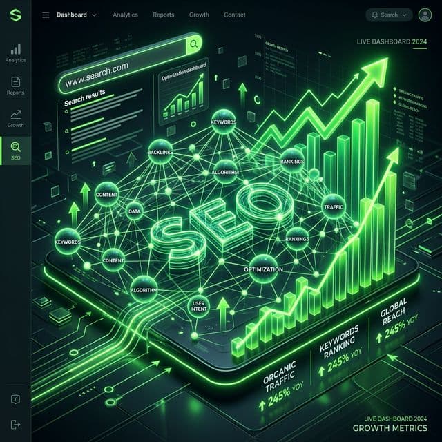 Premium SEO Growth Art